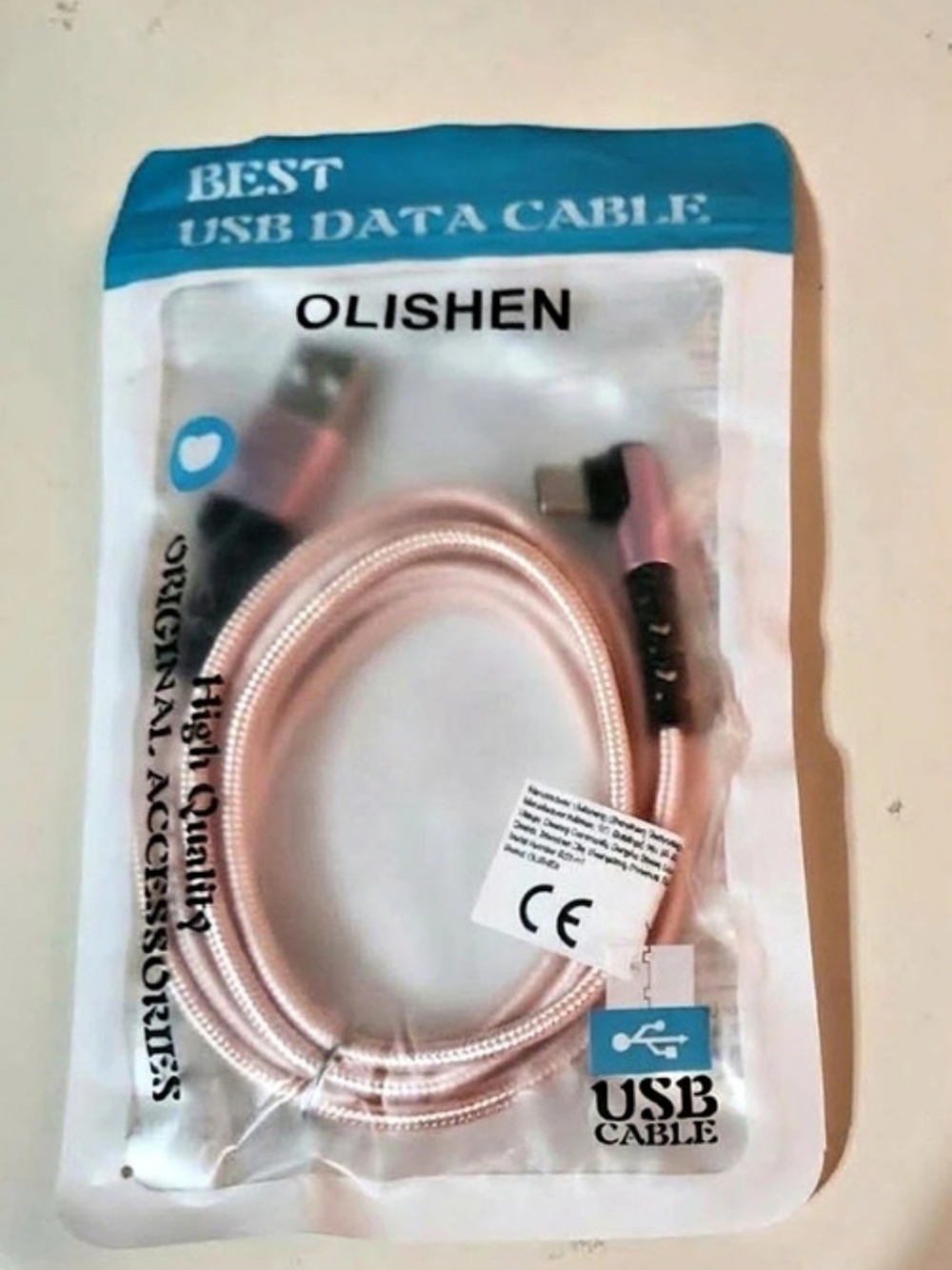 USB Data Cable Pink NWT